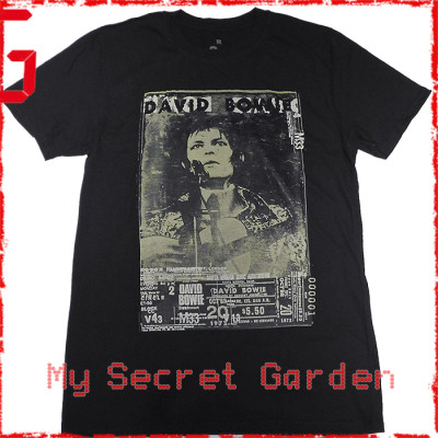 David Bowie - Ziggy Stardust Official Fitted Jersey T Shirt ( Men S, M ) ***READY TO SHIP from Hong Kong***
